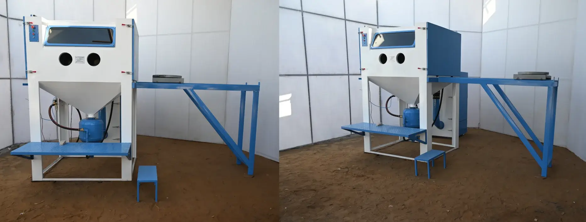 Airo Shot Blast machinery showcase